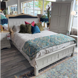 Cora Bedframe Taupe Cora Bedframe Taupe